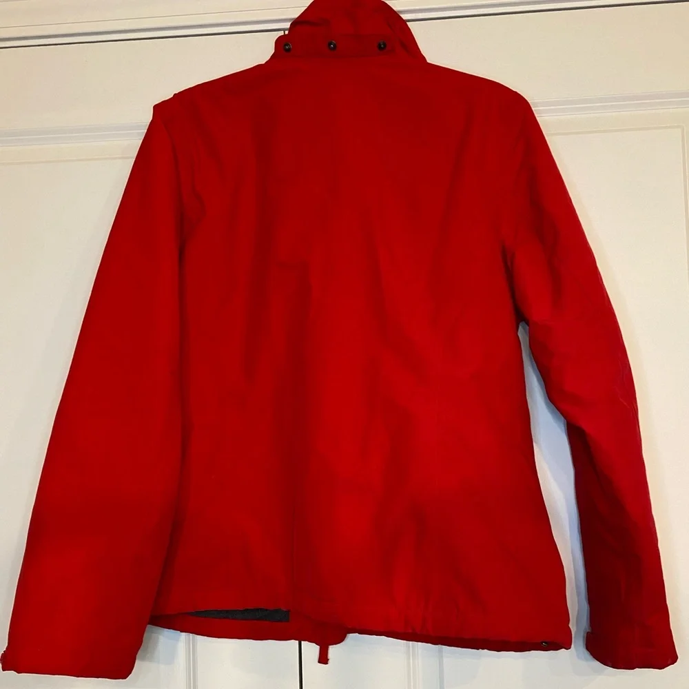 Lands End thick red coat M unisex - Picture 2 of 2